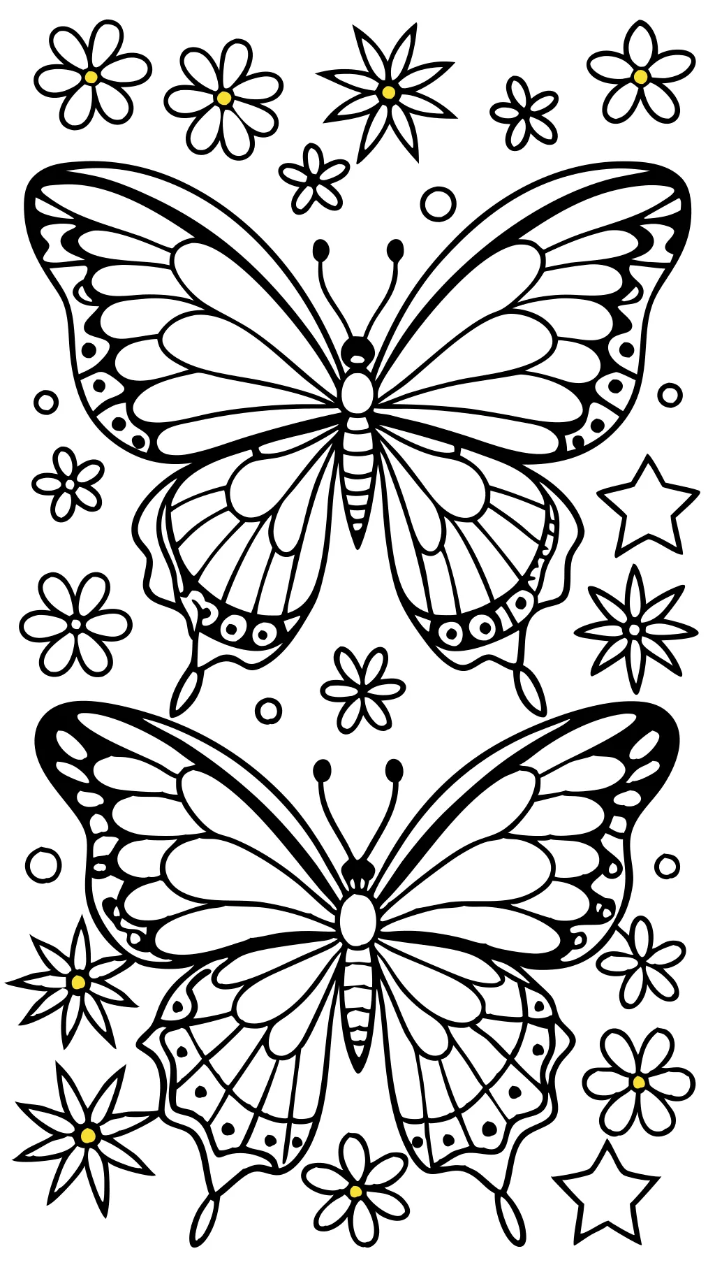 páginas para colorear imprimibles gratis mariposas